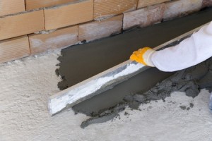 Laying of floor coating